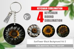 Keychain Dark Sunflower Product Image 1