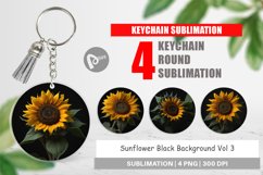 Keychain Dark Sunflower Product Image 1
