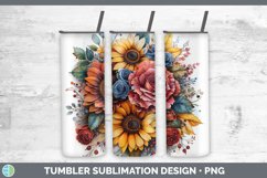GorgeousSunflower Boho Tumbler design.