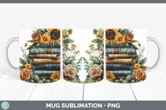 GorgeousSunflower Boho Mug Wrap design.
