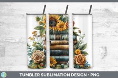 GorgeousSunflower Boho Tumbler design.