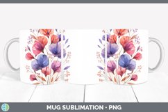 GorgeousSunflower Boho Mug Wrap design.