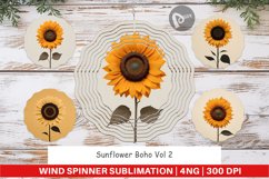 Wind Spinner Sunflower Boho Product Image 1