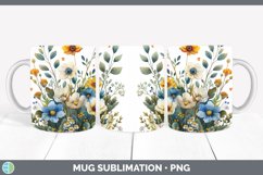 GorgeousSunflower Boho Mug Wrap design.