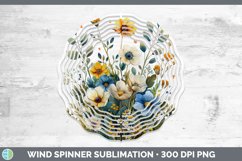 GorgeousSunflower Boho Wind Spinner design.
