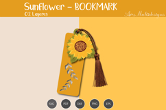 Sunflower Bookmark Product Image 2