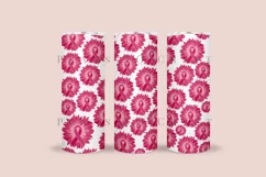sunflower breast cancer skinny tumbler sublimation wrap with high resolution and transparant background are for 20oz and 30oz skinny tumbler