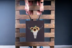 Bull Skull with sunflowers clip art. Indian tribal decor Product Image 3