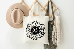 Sunflower Butterfly Svg, Sunflower Svg, Butterfly Svg. Product Image 8