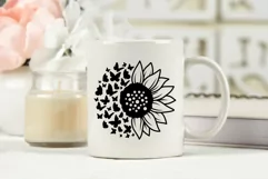 Sunflower Butterfly Svg, Butterfly Flower svg, Sunflowers Product Image 10