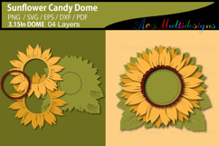 SVG Sunflower Candy Dome Product Image 3