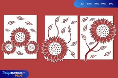 Sunflower Card Papercut Product Image 1