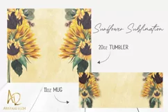 Sunflower Sublimation | 11oz Mug & 20oz Tumbler set Product Image 5