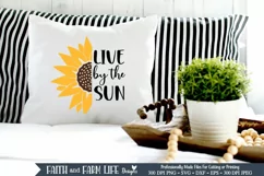 Live by the Sun | Sunflower SVG Product Image 5