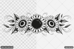 Sunflower SVG PNG Design Bundle Product Image 21