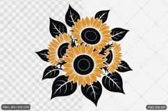 Sunflower SVG PNG Design Bundle Product Image 27