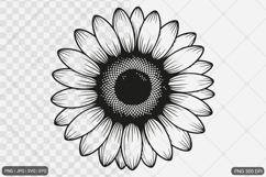 Sunflower SVG PNG Design Bundle Product Image 6