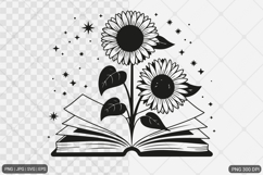 Sunflower SVG PNG Design Bundle Product Image 9