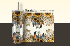 Sunflower Dream Catcher Tumbler Wrap Product Image 2