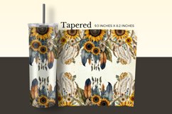 Sunflower Dream Catcher Tumbler Wrap Product Image 3