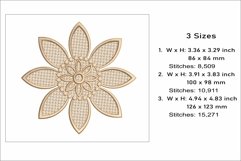 Sunflower Embroidery Design, Beautiful Floral Stitch Product Image 2