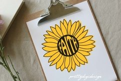 Sunflower Faith SVG cut file