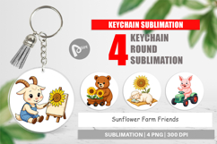Keychain Sunflower Farm Friends Product Image 1