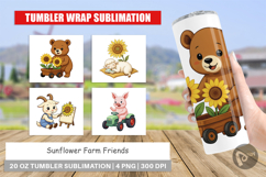 Tumbler Sunflower Farm Friends Product Image 1