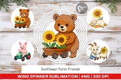 Wind Spinner Sunflower Farm Friends Product Image 1