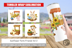 Tumbler Sunflower Farm Friends Product Image 1