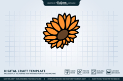 Sunflower Flower SVG Product Image 3