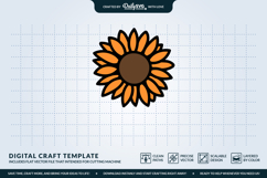 Sunflower Flower SVG Product Image 3
