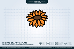 Sunflower Flower SVG Product Image 3