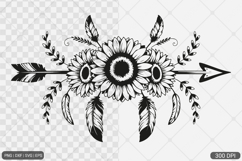 Sunflower Frame SVG PNG Bundle Product Image 18