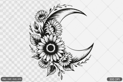 Sunflower Frame SVG PNG Bundle Product Image 20