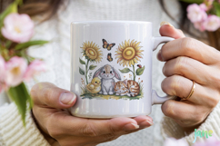 Sunflower Garden Girl Clipart Bundle Product Image 3