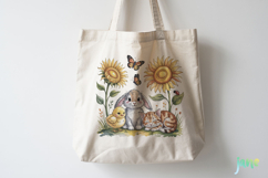 Sunflower Garden Girl PNG Product Image 4