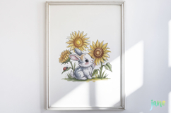 Sunflower Garden Girl PNG Product Image 5