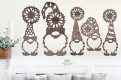 Sunflower Gnome SVG Bundle | Gnome Laser Cut Files Product Image 11