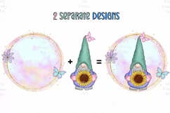 This is a cute Sunflower Sublimation Gnome in PNG file format. It is with a very high resolution of 300 dpi and transparent background. It is perfect for any DIY.