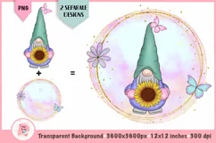 This is a cute Sunflower Sublimation Gnome in PNG file format. It is with a very high resolution of 300 dpi and transparent background. It is perfect for any DIY.