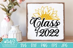 Class of 2022 Sunflower Graduation SVG Cut File Product Image 6