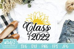 Class of 2022 Sunflower Graduation SVG Cut File Product Image 2