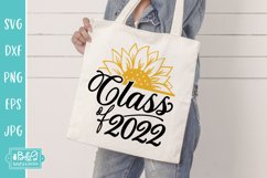 Class of 2022 Sunflower Graduation SVG Cut File Product Image 4