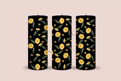 sunflower heart skinny tumbler sublimation design for 20oz and 30oz skinny tumbler sublimation wrap