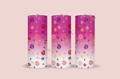 sunflower heart skinny tumbler sublimation design for 20oz and 30oz skinny tumbler sublimation wrap