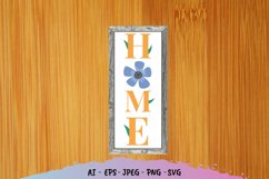 Sunflower Home Porch Sign SVG Product Image 1