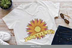 Sparkling Sunflower Juneteenth Sublimation Design Product Image 1