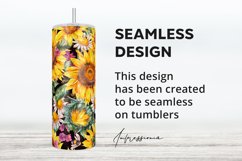 Sunflower Kid Life Tumbler Sublimation Design, Cup for Child Product Image 2