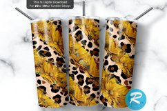 leopard sunflower,sunflower tumbler,leopard tumbler wrap,western tumbler,leopard floral wrap,20 oz sunflower,20 oz skinny tumbler,blueridgedigitals,tumbler sublimation,floral tumbler wrap,skinny tumbler wrap,leopard cheetah wrap,fall floral tumbler,tumble